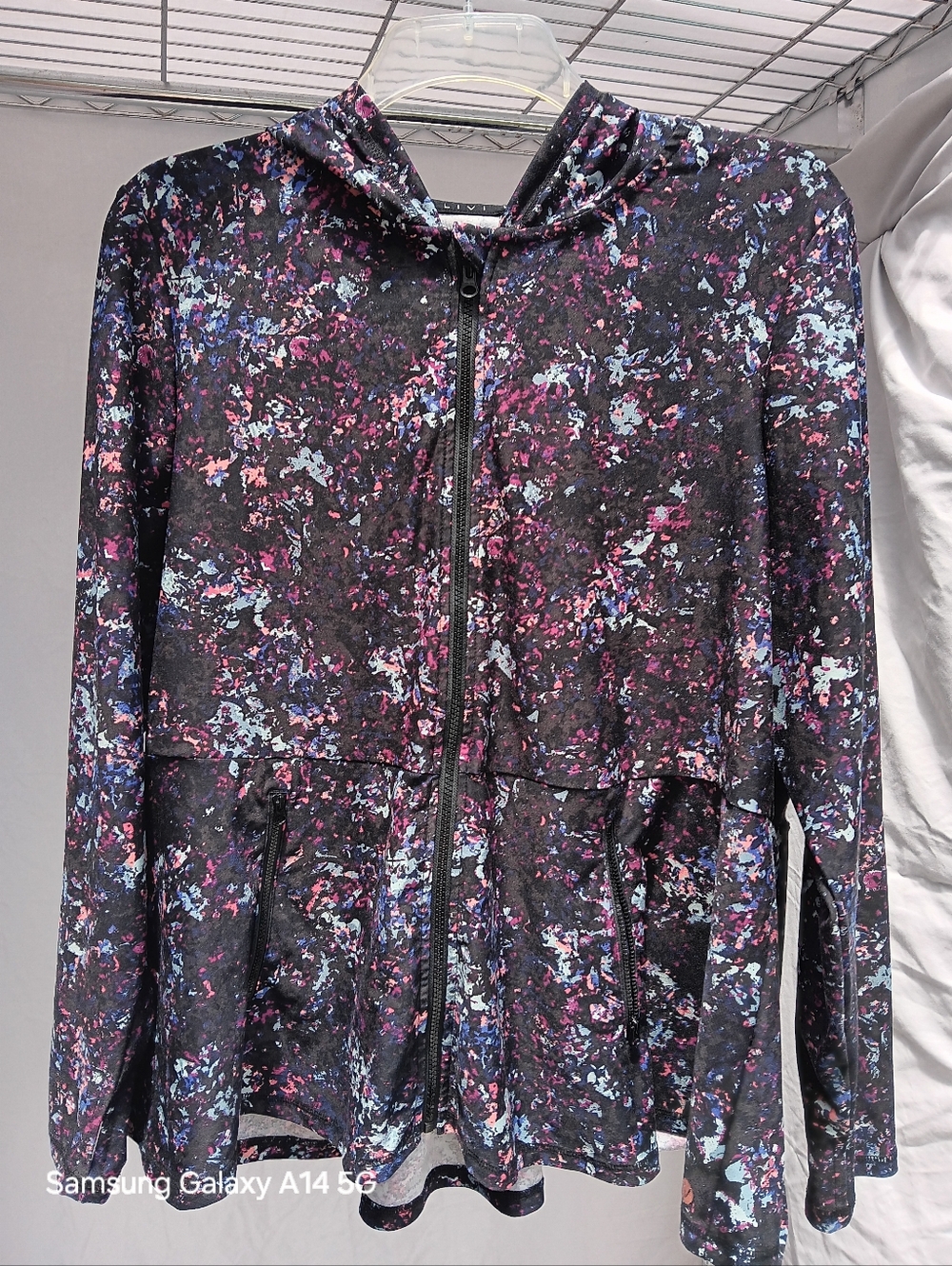Livi For Lane Bryant Athletic Hooded Jacket Size 18/20